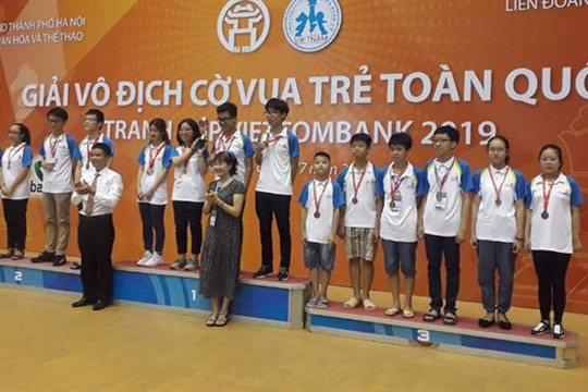 Hà Nội xếp Nhì toàn đoàn Giải vô địch Cờ vua trẻ toàn quốc