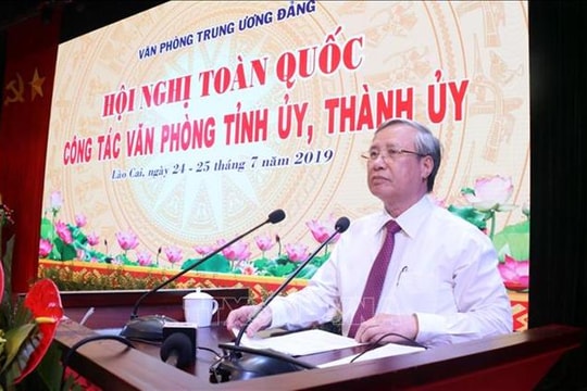 Khai mạc hội nghị toàn quốc công tác văn phòng Tỉnh ủy, Thành ủy