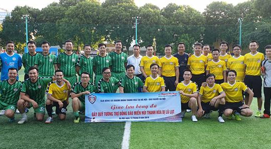 Trận bóng đá giao hữu gây Quỹ từ thiện