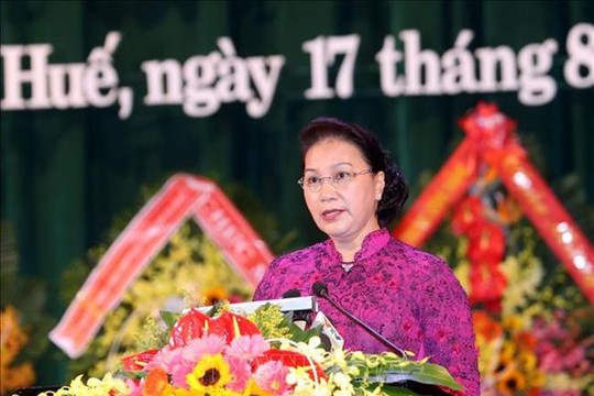 Chủ tịch Quốc hội dự lễ kỷ niệm 30 năm Ngày tái lập tỉnh Thừa Thiên - Huế