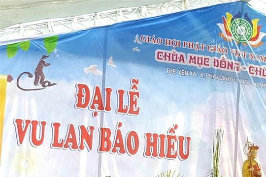 Hưng Yên, Mỹ Hào: Chùa Mục Đồng - Bà Đầu Tự tổ chức Lễ Hội Vu Lan Báo Hiếu, Bông Hồng Cài Áo