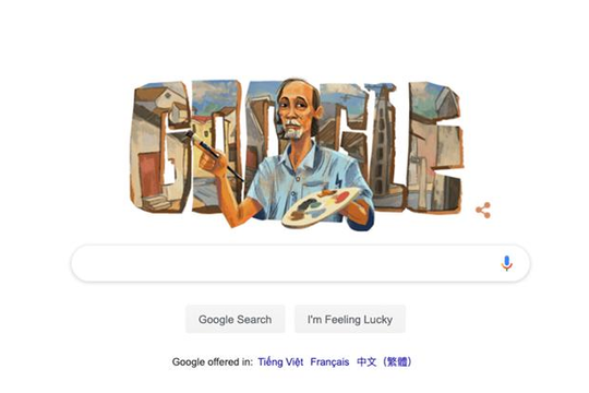 Google vinh danh họa sỹ Bùi Xuân Phái nhân 99 năm ngày sinh của ông