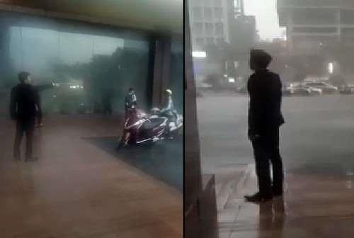 Bị tố đuổi người trú mưa ở sảnh, khách sạn Grand Plaza nói gì?