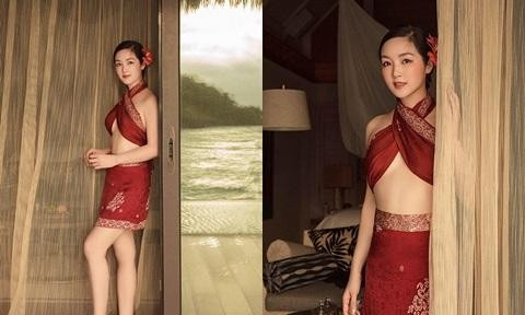 Hoa hậu đền Hùng Giáng My tung ảnh bikini khiến fan kêu trời vì quá nuột nà