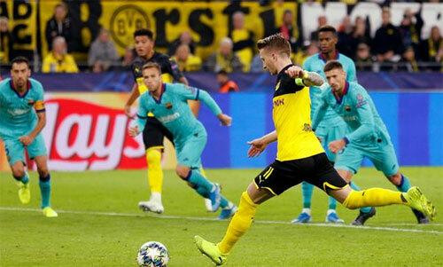 Barca thoát thua trên sân Dortmund