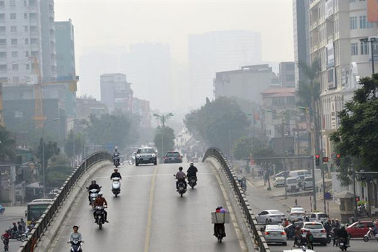 Chất lượng không khí ở Hà Nội trở lại mức trung bình