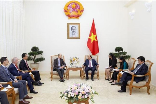 Thủ tướng Nguyễn Xuân Phúc tiếp các doanh nghiệp nước ngoài đầu tư vào Việt Nam