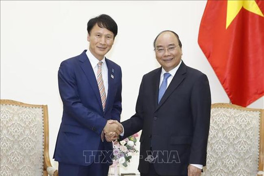 Thủ tướng Nguyễn Xuân Phúc tiếp Thống đốc tỉnh Kagoshima, Nhật Bản