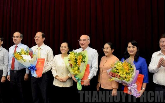 Ban Bí thư chuẩn y 3 Ủy viên Ban Thường vụ Thành ủy TP Hồ Chí Minh
