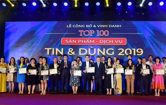 100 thương hiệu Việt Nam được vinh danh sản phẩm Tin và Dùng 2019