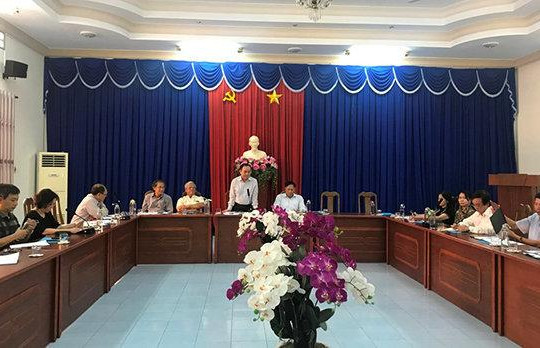 Đoàn công tác liên ngành Hội Nhà báo Việt Nam làm việc tại An Giang
