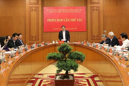 Trưởng Ban Tổ chức Trung ương chủ trì phiên họp thứ 6 Tiểu ban Điều lệ Đảng