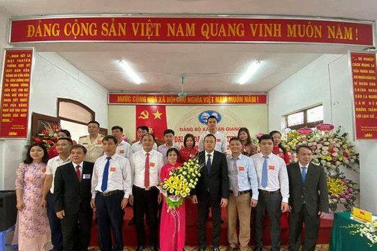 Đại hội Đảng bộ xã Xuân Giang lần thứ XXI, nhiệm kỳ 2020 -2025