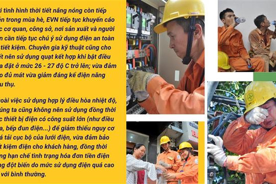 Hà Nội: Công nhân điện lực làm việc dưới trời nắng nóng đỉnh điểm