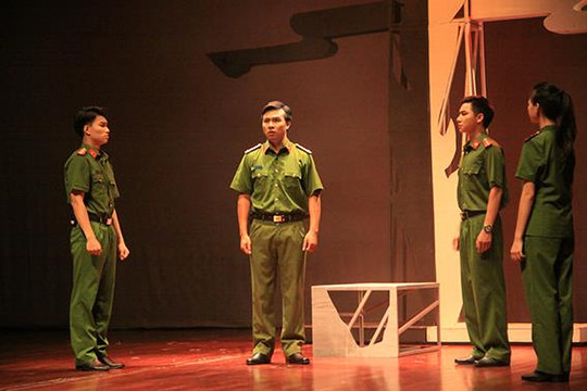 "Gặp gỡ" hình tượng người chiến sĩ công an trên sân khấu