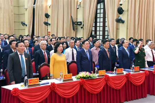 Đảng bộ Khối các cơ quan thành phố Hà Nội phải là đảng bộ tiêu biểu, gương mẫu, đi đầu