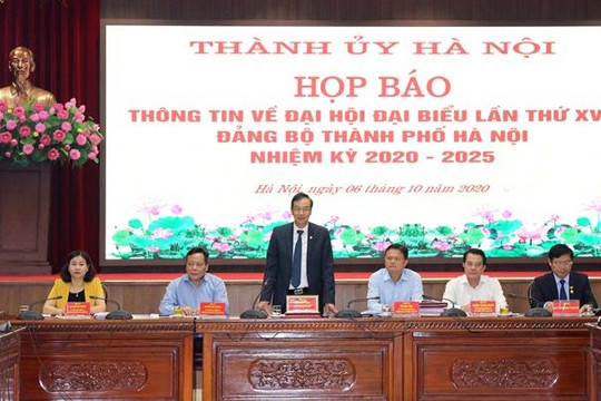 Hà Nội hoàn thành công tác chuẩn bị cho Đại hội Đảng bộ lần thứ XVII