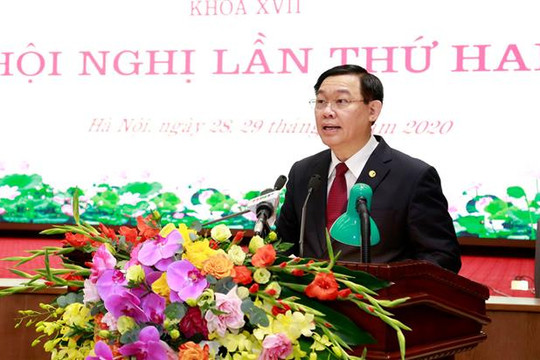 Toàn văn phát biểu của Bí thư Thành ủy Hà Nội Vương Đình Huệ tại Hội nghị lần thứ hai Ban Chấp hành Đảng bộ thành phố khóa XVII