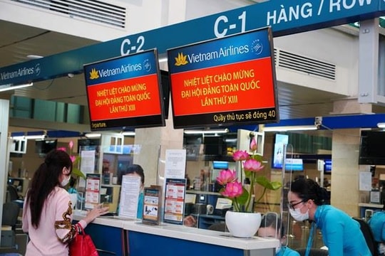 Ngày bay cao điểm của Vietnam Airlines phục vụ Đại hội Đảng toàn quốc lần thứ XIII