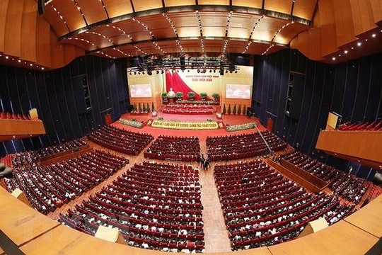 Thông cáo báo chí về ngày làm việc chính thức thứ ba Đại hội XIII của Đảng
