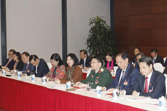 Đoàn đại biểu thành phố Hà Nội đã có những đóng góp trí tuệ và trách nhiệm với Đại hội XIII của Đảng