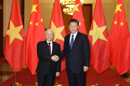 Tổng Bí thư, Chủ tịch Trung Quốc Tập Cận Bình chúc mừng Tổng Bí thư Nguyễn Phú Trọng