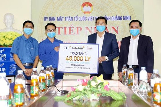 Tập đoàn TH tặng hơn 200.000 ly sữa tươi và đồ uống, chung tay đẩy lùi Covid-19 tại Hải Dương, Quảng Ninh