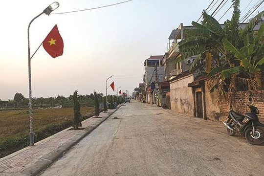 Xã Kim Hoa, huyện Mê Linh: Chung tay xây dựng con đường sáng - xanh - sạch - đẹp