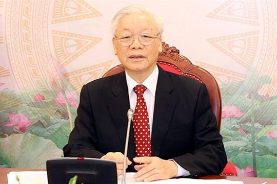 Tổng Bí thư, Chủ tịch nước Nguyễn Phú Trọng điện đàm với ông Tập Cận Bình