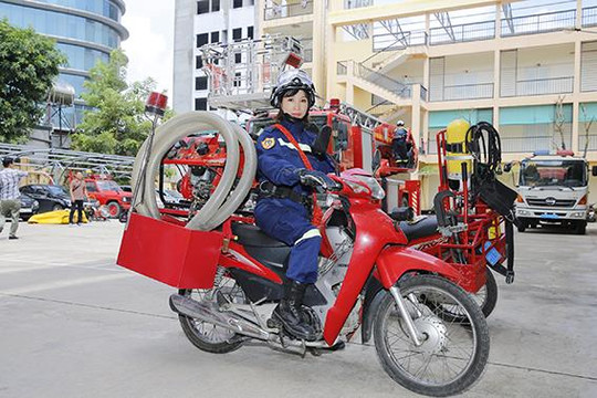 Nữ cảnh sát PCCC Hà Nội: Đam mê hơn cả một nghề