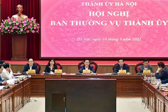 Hà Nội: Dự thảo 10 chương trình công tác đã đủ điều kiện trình Ban Chấp hành Đảng bộ thành phố xem xét, thông qua