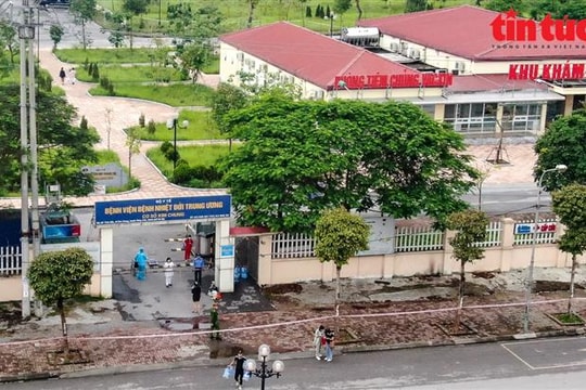 Cách ly tập trung đối với toàn bộ nhân viên y tế, người lao động Bệnh viện Bệnh nhiệt đới trung ương cơ sở 2
