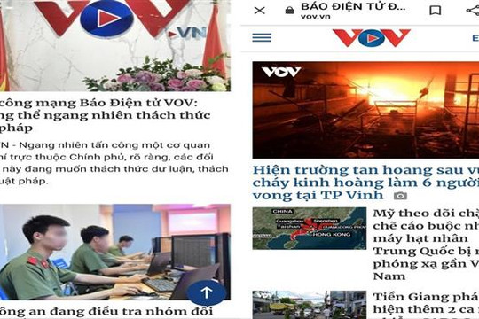 Báo điện tử VOV bị tấn công: Cần khởi tố vụ án để điều tra
