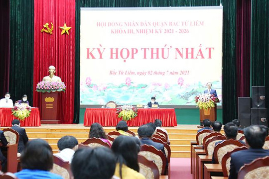 Chủ tịch HĐND TP Nguyễn Ngọc Tuấn dự kỳ họp thứ Nhất, HĐND quận Bắc Từ Liêm khoá III