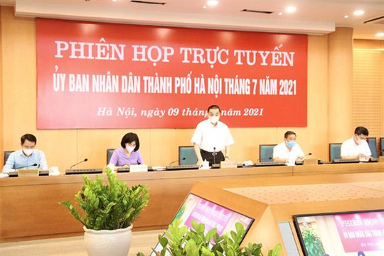 Tập thể UBND TP Hà Nội xem xét, cho ý kiến một số nội dung trình HĐND TP
