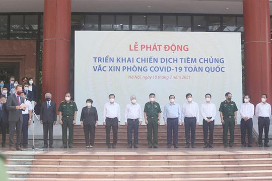 Thủ tướng Phạm Minh Chính: Việt Nam quyết tâm thực hiện thành công chiến dịch tiêm chủng vaccine phòng Covid-19