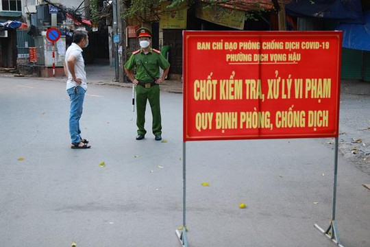 Quận Cầu Giấy, Hà Nội: Phường Dịch Vọng Hậu tăng cường công tác phòng chống dịch Covid-19