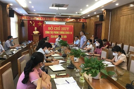 Sóc Sơn tổ chức hội nghị trực tuyến về công tác hỗ trợ người dân bị ảnh hưởng bởi dịch covid 19