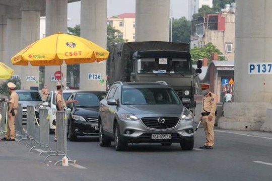 Hà Nội: Không còn ùn tắc giao thông trên các trục đường chính vào nội đô