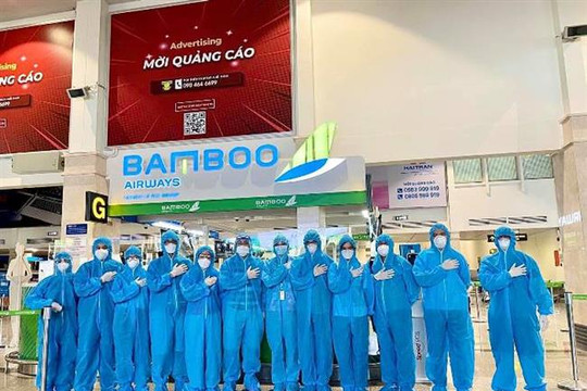 Bamboo Airways thực hiện 3 chuyến bay đặc biệt chở gần 700 công dân Bắc Ninh từ TP. HCM về quê