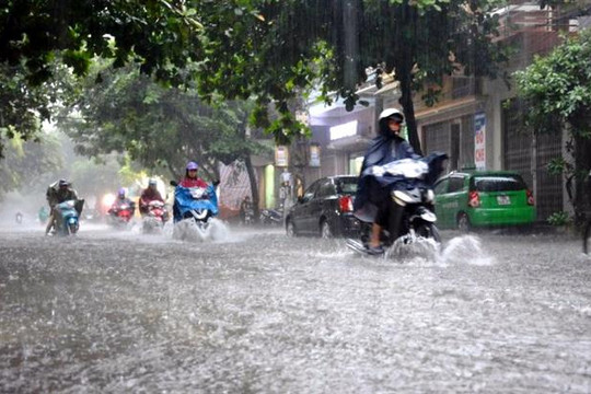 Hà Nội và các tỉnh Bắc Bộ mưa lớn diện rộng trong vài ngày tới