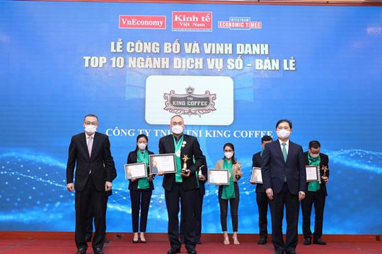 TNI King Coffee được vinh danh Top 10 Thương hiệu Mạnh Việt Nam 2020 - 202
