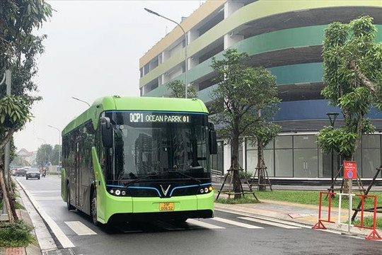 Lộ trình mở mới 9 tuyến xe buýt điện trong năm 2021-2022