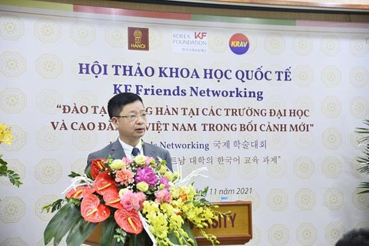 Hội thảo quốc tế “Đào tạo tiếng Hàn tại các trường đại học và cao đẳng tại Việt Nam trong bối cảnh mới”