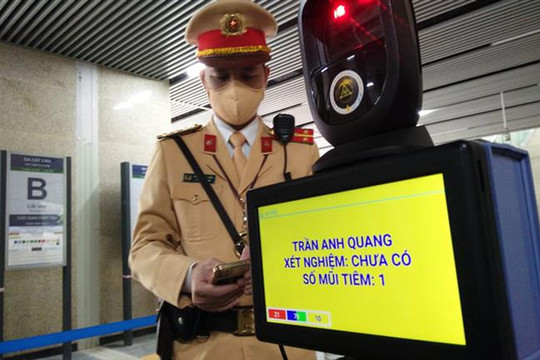 Lắp camera quét mã QR phòng, chống dịch trên tuyến đường sắt Cát Linh - Hà Đông