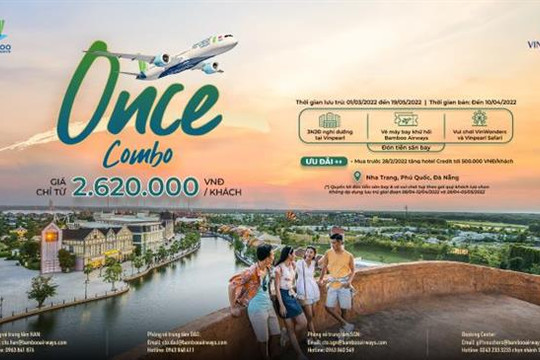 Vi vu thả ga với combo ‘bay Bamboo Airways- nghỉ Vinpearl” giá chỉ từ hơn 2 triệu đồng