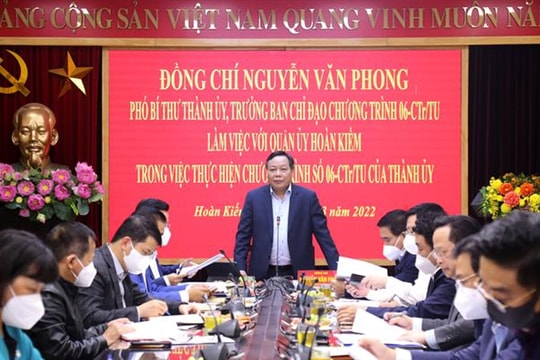 Không gian đi bộ khu vực hồ Hoàn Kiếm trở thành thương hiệu, điểm đến, điểm nhấn của Thủ đô