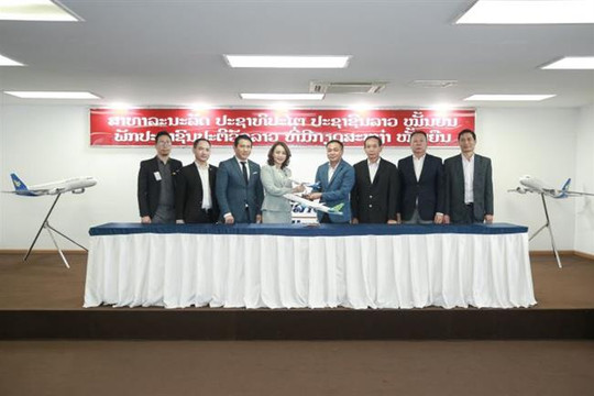Bamboo Airways ký kết hợp tác khai thác hangar và bảo dưỡng máy bay với Lao Airlines
