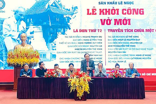 Thêm một vở kịch về hình tượng Bác Hồ được khởi công dàn dựng