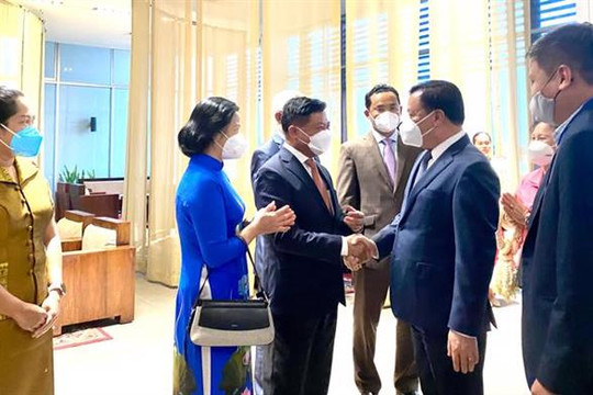 Đoàn đại biểu TP Hà Nội thăm, làm việc tại Campuchia